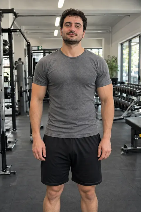 Exemple : le même homme dans 6 mois, un peu plus affûté